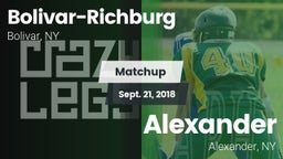 Matchup: Bolivar-Richburg vs. Alexander  2018