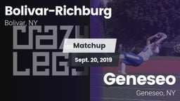 Matchup: Bolivar-Richburg vs. Geneseo  2019