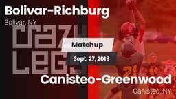 Matchup: Bolivar-Richburg vs. Canisteo-Greenwood  2019