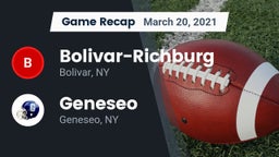 Recap: Bolivar-Richburg  vs. Geneseo  2021