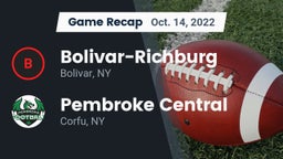 Recap: Bolivar-Richburg  vs. Pembroke Central 2022