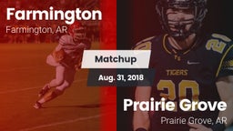 Matchup: Farmington vs. Prairie Grove  2018