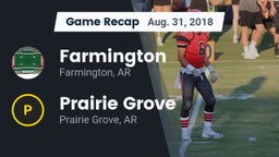 Recap: Farmington  vs. Prairie Grove  2018