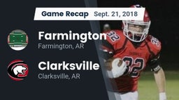 Recap: Farmington  vs. Clarksville  2018