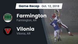 Recap: Farmington  vs. Vilonia  2018