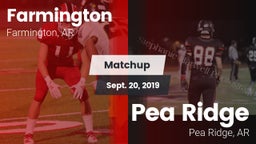 Matchup: Farmington vs. Pea Ridge  2019