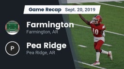 Recap: Farmington  vs. Pea Ridge  2019