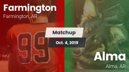 Matchup: Farmington vs. Alma  2019