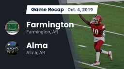 Recap: Farmington  vs. Alma  2019