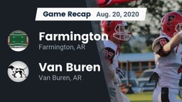 Recap: Farmington  vs. Van Buren  2020