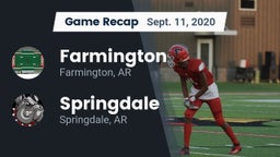 Recap: Farmington  vs. Springdale  2020