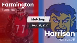 Matchup: Farmington vs. Harrison  2020
