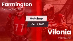 Matchup: Farmington vs. Vilonia  2020