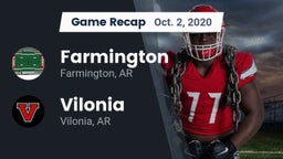 Recap: Farmington  vs. Vilonia  2020