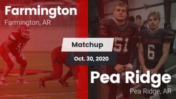 Matchup: Farmington vs. Pea Ridge  2020