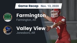 Recap: Farmington  vs. Valley View  2020