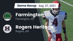 Recap: Farmington  vs. Rogers Heritage  2021
