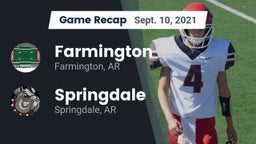 Recap: Farmington  vs. Springdale  2021