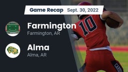 Recap: Farmington  vs. Alma  2022