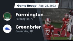 Recap: Farmington  vs. Greenbrier  2023
