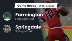 Recap: Farmington  vs. Springdale  2023