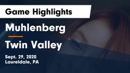 Muhlenberg  vs Twin Valley  Game Highlights - Sept. 29, 2020