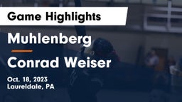 Muhlenberg  vs Conrad Weiser  Game Highlights - Oct. 18, 2023