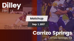 Matchup: Dilley vs. Carrizo Springs  2017