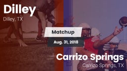 Matchup: Dilley vs. Carrizo Springs  2018