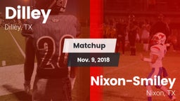 Matchup: Dilley vs. Nixon-Smiley  2018