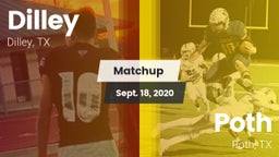 Matchup: Dilley vs. Poth  2020