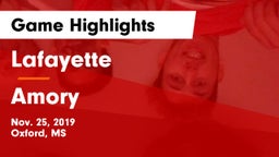 Lafayette  vs Amory  Game Highlights - Nov. 25, 2019