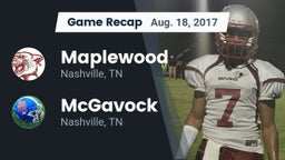 Recap: Maplewood  vs. McGavock  2017