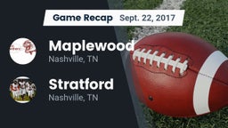Recap: Maplewood  vs. Stratford  2017