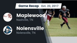 Recap: Maplewood  vs. Nolensville  2017