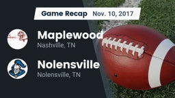 Recap: Maplewood  vs. Nolensville  2017