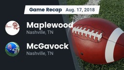 Recap: Maplewood  vs. McGavock  2018