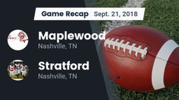Recap: Maplewood  vs. Stratford  2018