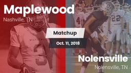 Matchup: Maplewood vs. Nolensville  2018