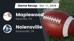 Recap: Maplewood  vs. Nolensville  2018