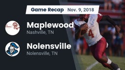 Recap: Maplewood  vs. Nolensville  2018