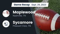 Recap: Maplewood  vs. Sycamore  2023