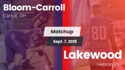 Matchup: Bloom-Carroll vs. Lakewood  2018