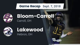 Recap: Bloom-Carroll  vs. Lakewood  2018