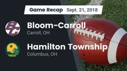 Recap: Bloom-Carroll  vs. Hamilton Township  2018