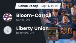 Recap: Bloom-Carroll  vs. Liberty Union  2019