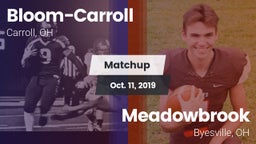 Matchup: Bloom-Carroll vs. Meadowbrook  2019