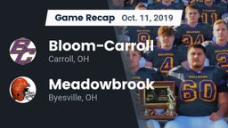 Recap: Bloom-Carroll  vs. Meadowbrook  2019