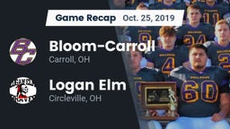 Recap: Bloom-Carroll  vs. Logan Elm  2019