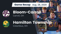 Recap: Bloom-Carroll  vs. Hamilton Township  2020
